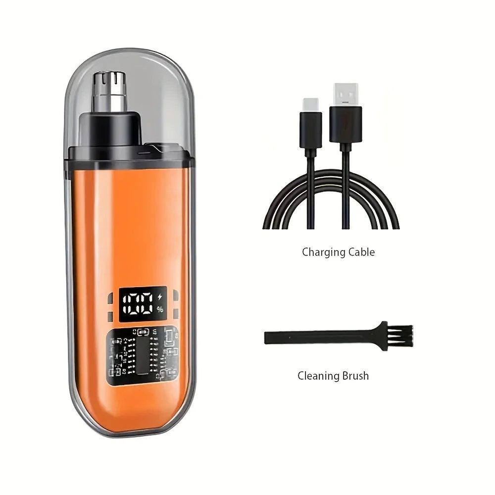 Rechargeable Nose Hair Trimmer – Washable Head, USB-C, 7000 RPM