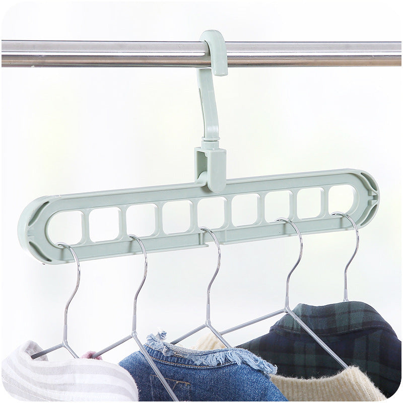 Multi-functional Nine-hole Clothes Hanger Household