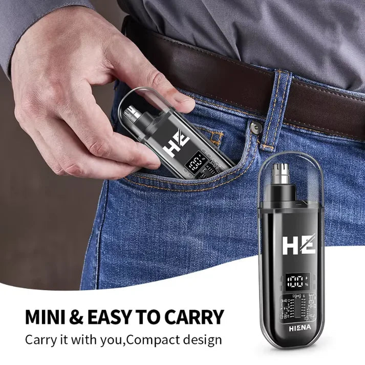 Rechargeable Nose Hair Trimmer – Washable Head, USB-C, 7000 RPM