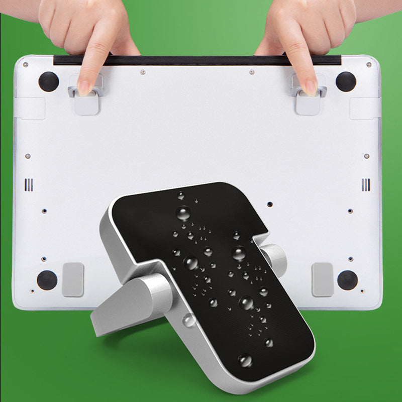 Zinc Alloy Invisible Laptop Stand – Portable Ergonomic Riser & Cooling Support for Laptops